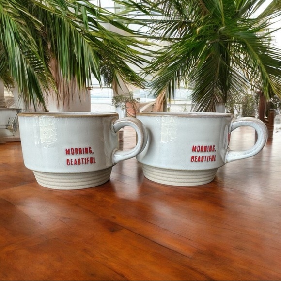 Hearth & Hand™ with Magnolia Morning Beautiful Mugs - Set of 2 - Picture 1 of 10